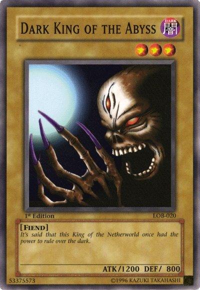 Dark King of the Abyss [LOB-020] Common - Doe's Cards