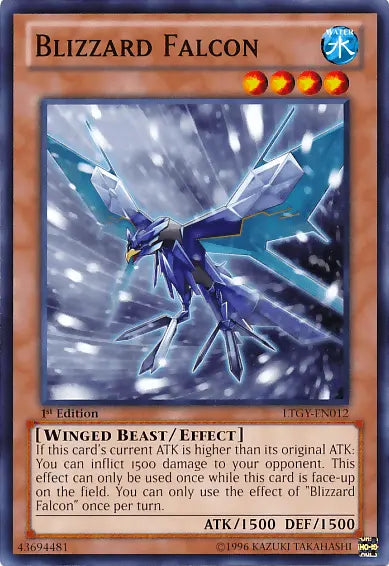 Blizzard Falcon [LTGY-EN012] Common - Doe's Cards