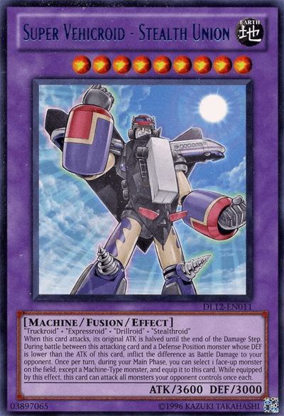 Super Vehicroid - Stealth Union (Blue) [DL12-EN011] Rare - Doe's Cards