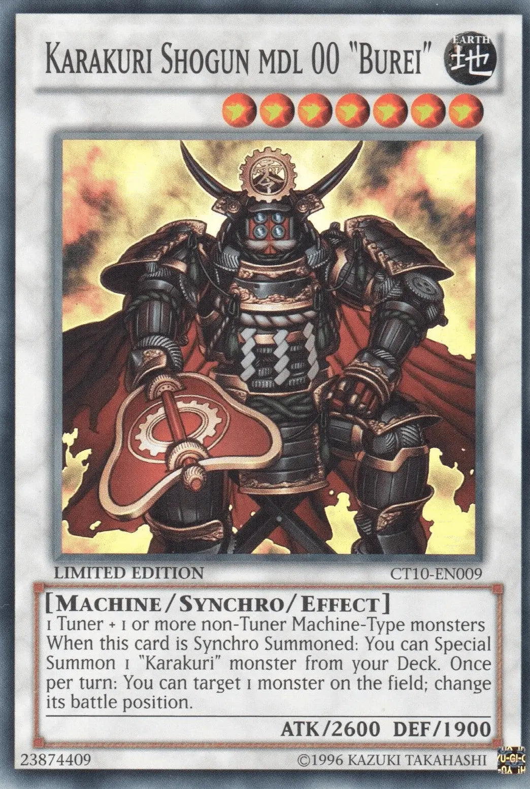 Karakuri Shogun mdl 00 "Burei" [CT10-EN009] Super Rare - Doe's Cards