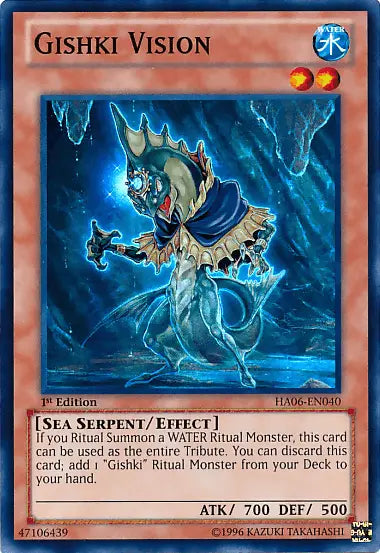 Gishki Vision [HA06-EN040] Super Rare - Doe's Cards