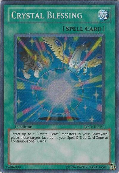 Crystal Blessing [RYMP-EN050] Secret Rare - Doe's Cards