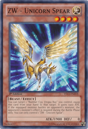 ZW - Unicorn Spear [YS13-EN018] Common - Doe's Cards