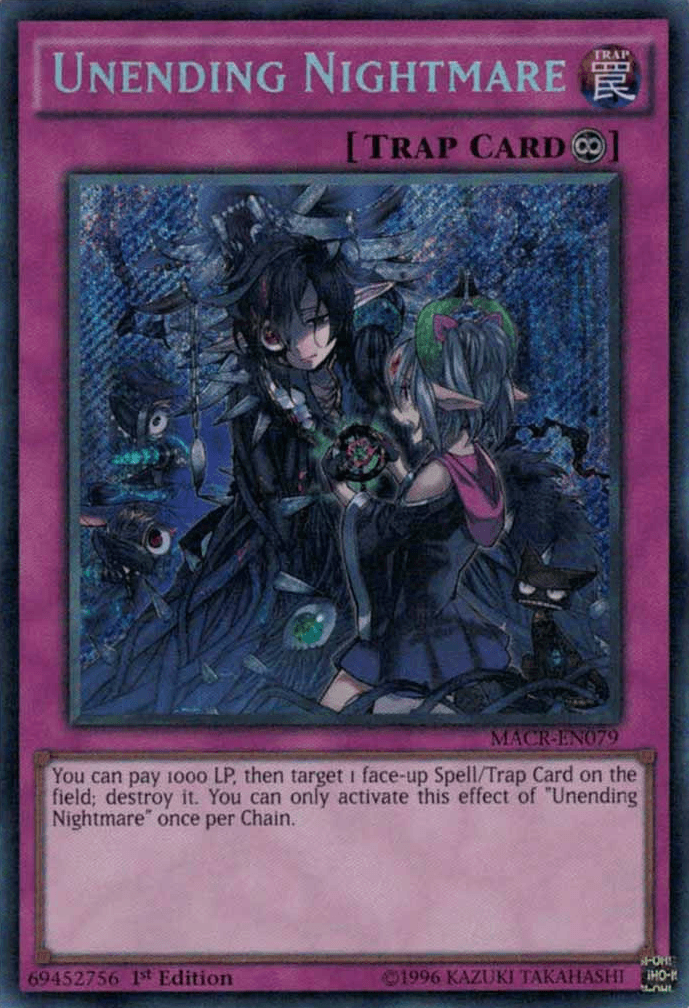 Unending Nightmare [MACR-EN079] Secret Rare - Doe's Cards