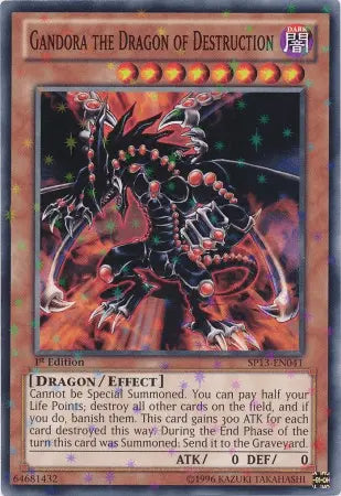 Gandora the Dragon of Destruction [SP13-EN041] Starfoil Rare - Doe's Cards