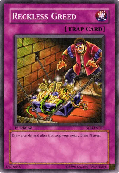 Reckless Greed [SD8-EN033] Common - Doe's Cards