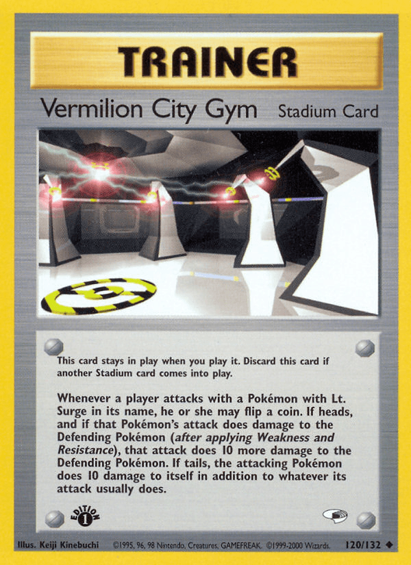 Vermilion City Gym (120/132) [Gym Heroes 1st Edition] - Doe's Cards