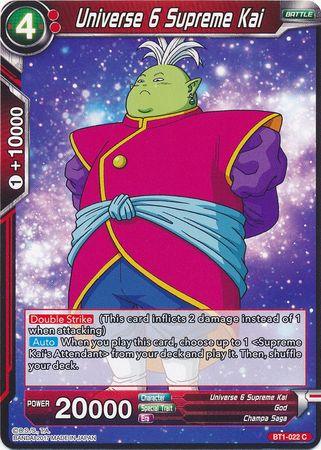 Universe 6 Supreme Kai (BT1-022) [Galactic Battle] - Doe's Cards