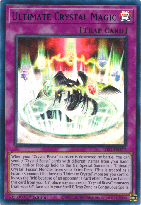 Ultimate Crystal Magic (Purple) [LDS1-EN117] Ultra Rare - Doe's Cards