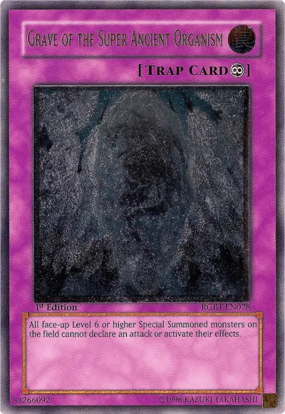 Grave of the Super Ancient Organism [RGBT-EN078] Ultimate Rare - Doe's Cards
