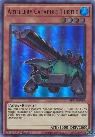 Artillery Catapult Turtle [MP21-EN099] Super Rare - Doe's Cards