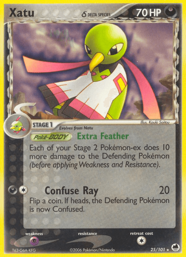 Xatu (25/101) (Delta Species) [EX: Dragon Frontiers] - Doe's Cards