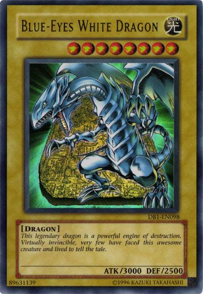 Blue-Eyes White Dragon [DB1-EN098] Ultra Rare - Doe's Cards