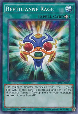 Reptilianne Rage [BP03-EN166] Shatterfoil Rare - Doe's Cards