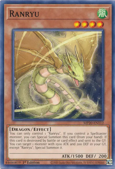 Ranryu [MP20-EN112] Common - Doe's Cards