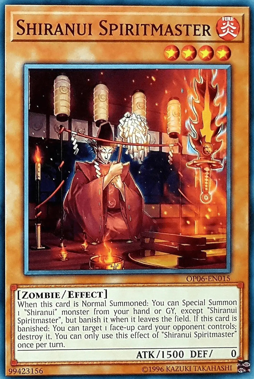 Shiranui Spiritmaster [OP06-EN015] Common - Doe's Cards