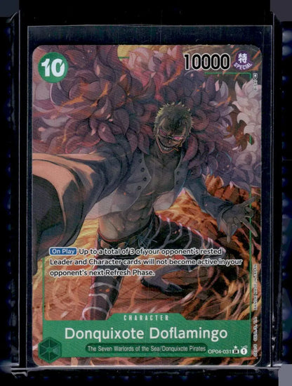  # One Piece - Donquixote Doflamingo - OP04-031 - Super Rare (Alt Art)