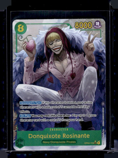  # One Piece - Donquixote Rosinante - OP04-119 - Secret Rare (Alt Art)