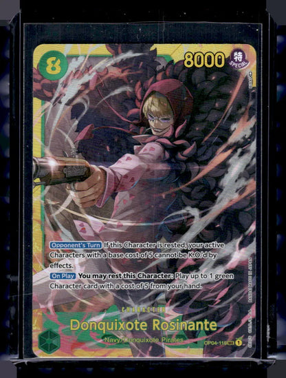  # One Piece - Donquixote Rosinante - OP04-119 - Secret Rare
