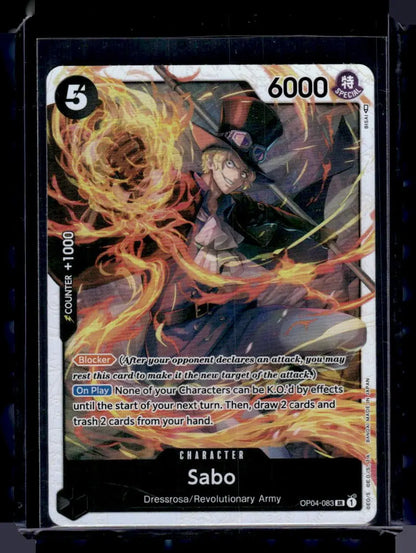  # One Piece - Sabo - OP04-083 - Super Rare