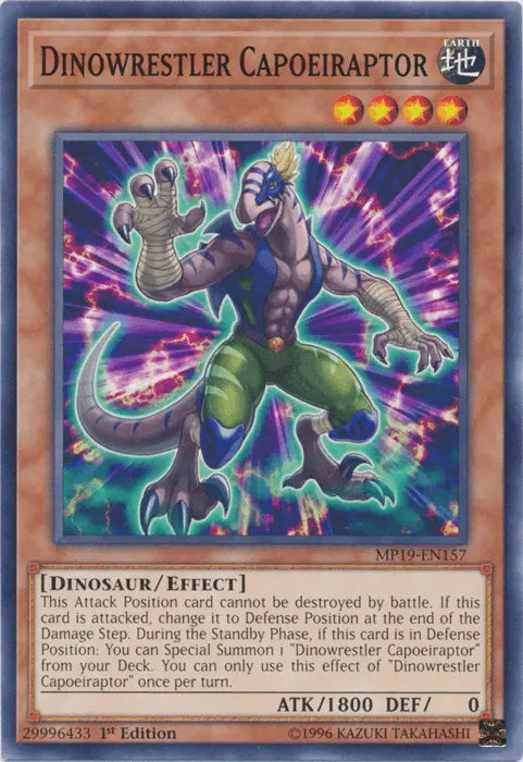Dinowrestler Capoeiraptor [MP19-EN157] Common - Doe's Cards