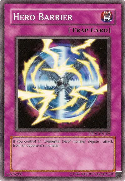 Hero Barrier [DR04-EN109] Common - Doe's Cards