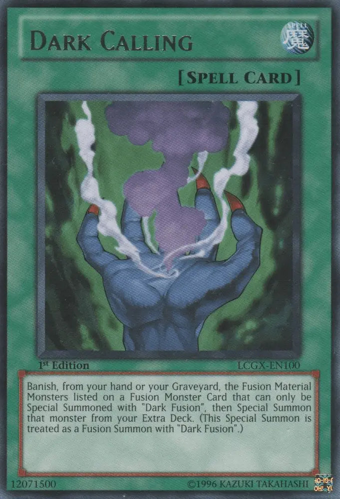 Dark Calling [LCGX-EN100] Rare - Doe's Cards