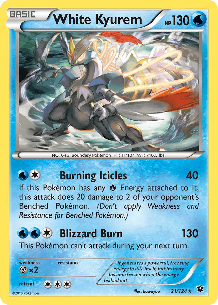 White Kyurem (21/124) [XY: Fates Collide] - Doe's Cards