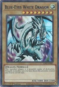 Blue-Eyes White Dragon (Blue) [LDS2-EN001] Ultra Rare - Doe's Cards