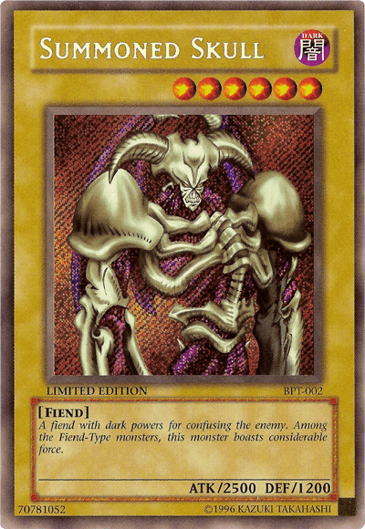 Summoned Skull [BPT-002] Secret Rare - Doe's Cards