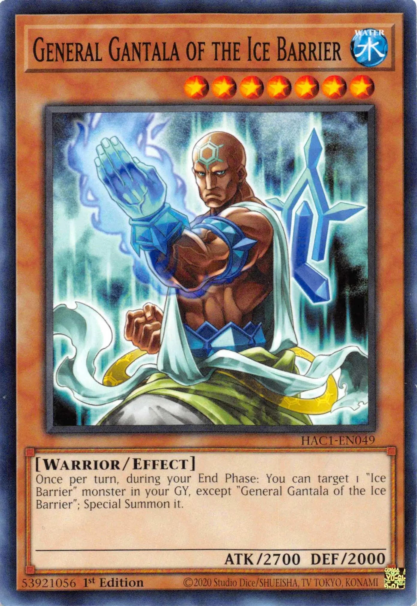 General Gantala of the Ice Barrier [HAC1-EN049] Common - Doe's Cards