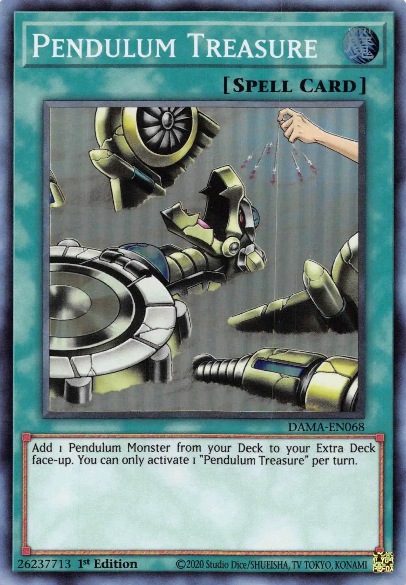 Pendulum Treasure [DAMA-EN068] Super Rare - Doe's Cards
