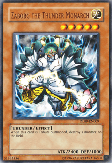 Zaborg the Thunder Monarch (Bronze) [DL09-EN009] Rare - Doe's Cards