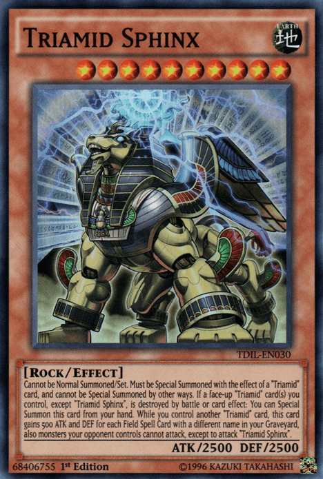 Triamid Sphinx [TDIL-EN030] Super Rare - Doe's Cards