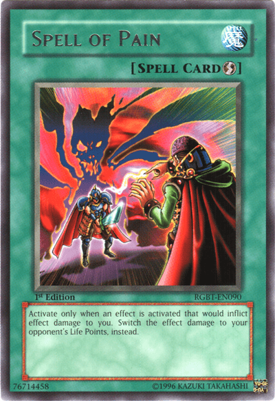 Spell of Pain [RGBT-EN090] Rare - Doe's Cards