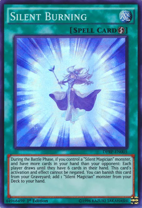 Silent Burning [DPRP-EN005] Super Rare - Doe's Cards