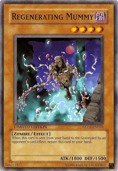Regenerating Mummy [GLD1-EN018] Common - Doe's Cards