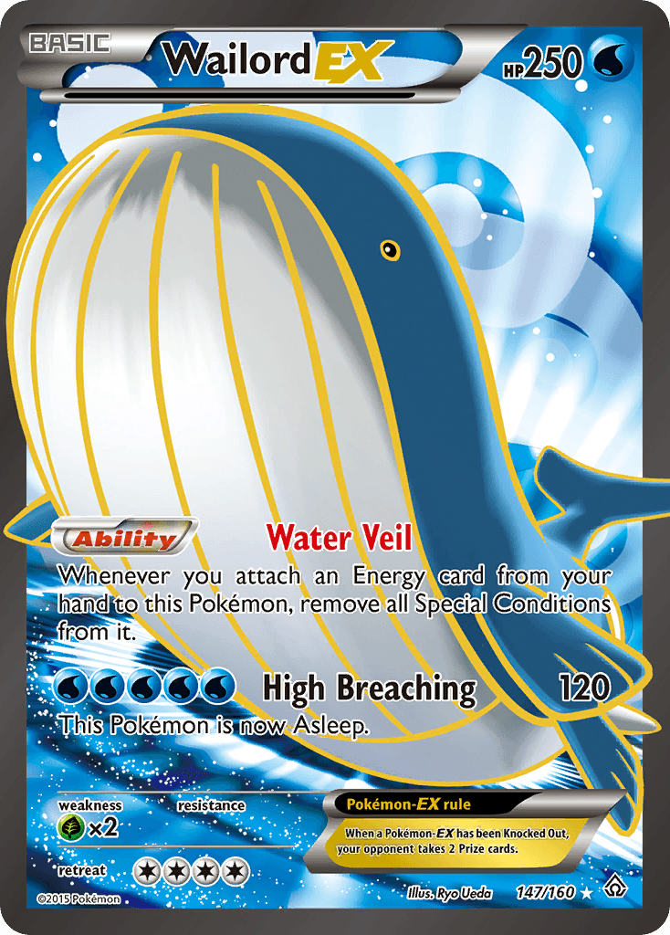 Wailord EX (147/160) [XY: Primal Clash] - Doe's Cards