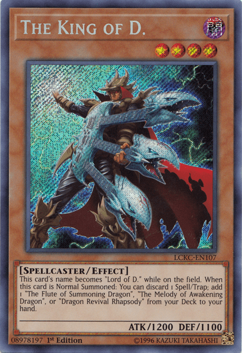 The King of D. [LCKC-EN107] Secret Rare - Doe's Cards