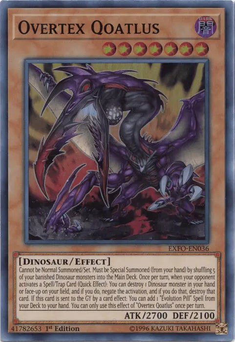 Overtex Qoatlus [EXFO-EN036] Super Rare - Doe's Cards