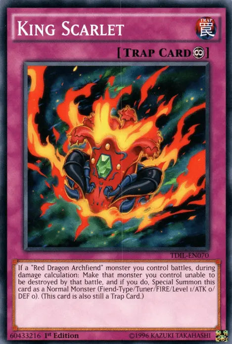 King Scarlet [TDIL-EN070] Common - Doe's Cards