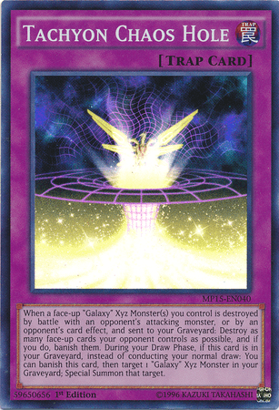 Tachyon Chaos Hole [MP15-EN040] Super Rare - Doe's Cards