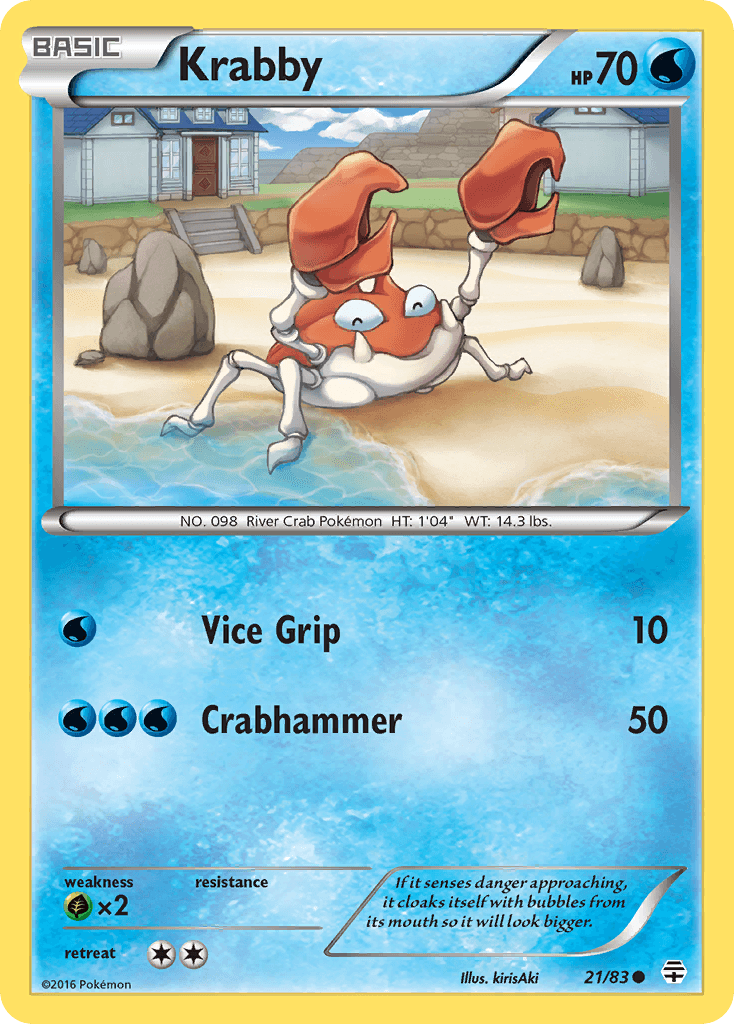 Krabby (21/83) [XY: Generations] - Doe's Cards