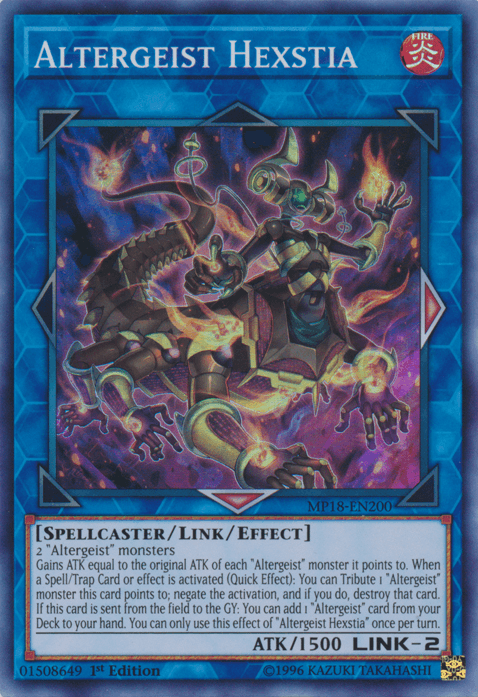 Altergeist Hexstia [MP18-EN200] Super Rare - Doe's Cards