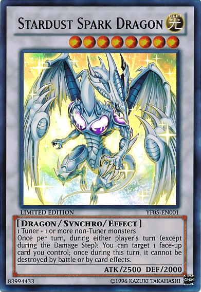 Stardust Spark Dragon [YF05-EN001] Ultra Rare - Doe's Cards