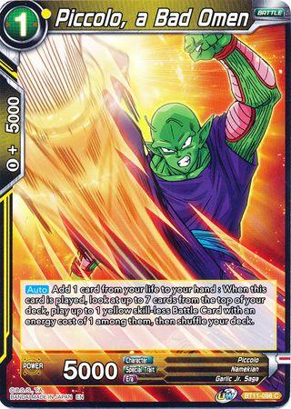 Piccolo, a Bad Omen (BT11-098) [Vermilion Bloodline] - Doe's Cards