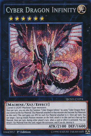 Cyber Dragon Infinity [BOSH-EN094] Secret Rare - Doe's Cards