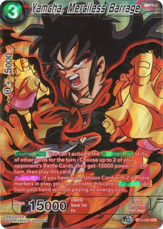 Yamcha, Merciless Barrage (SPR) (BT10-008) [Rise of the Unison Warrior] - Doe's Cards