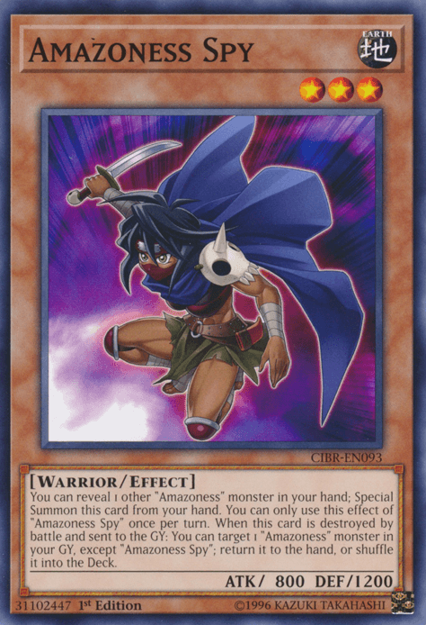 Amazoness Spy [CIBR-EN093] Common - Doe's Cards