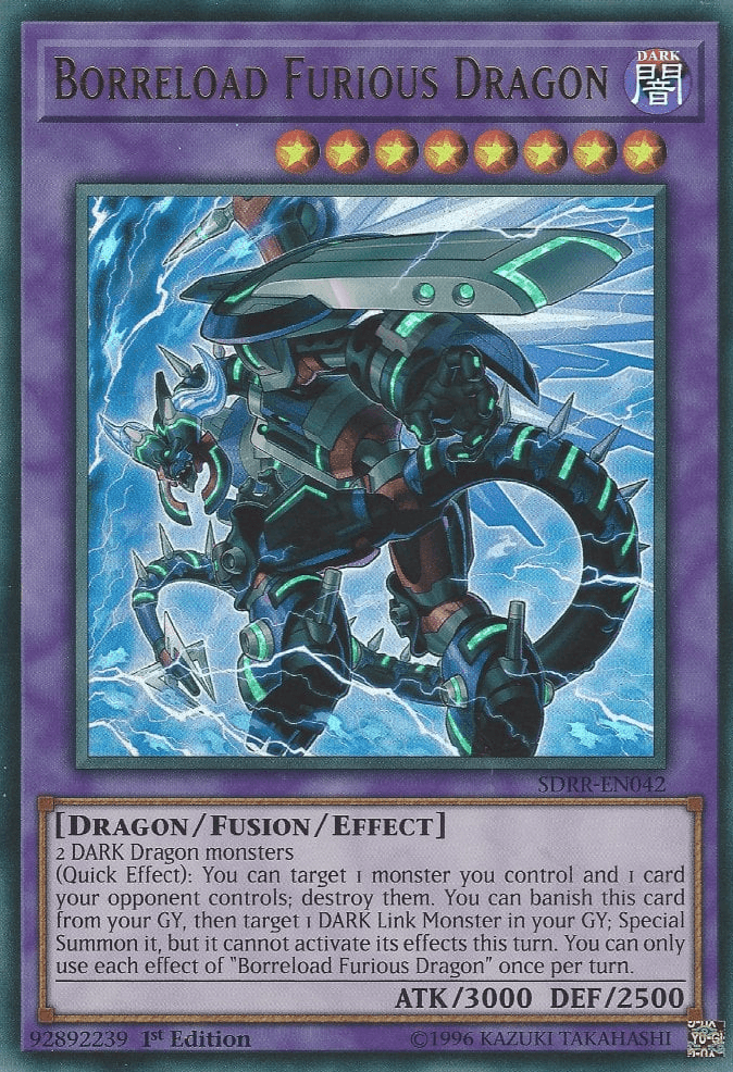 Borreload Furious Dragon [SDRR-EN042] Ultra Rare - Doe's Cards